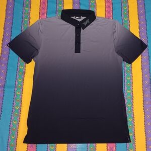 PXG Parsons Extreme Golf Gray & Black Polo Shirt